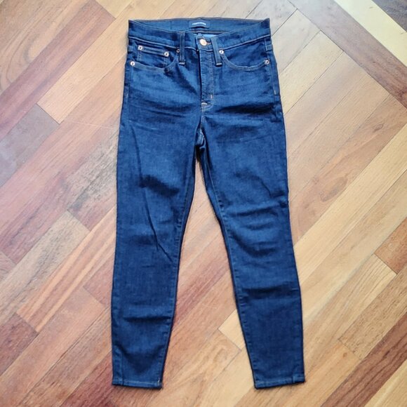 NWOT J. Crew Dark Wash Skinny Jeans Size 26 Petite - Picture 4 of 16